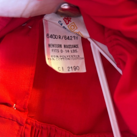 Mini Togs Red Baby Dress - Picture 7 of 8